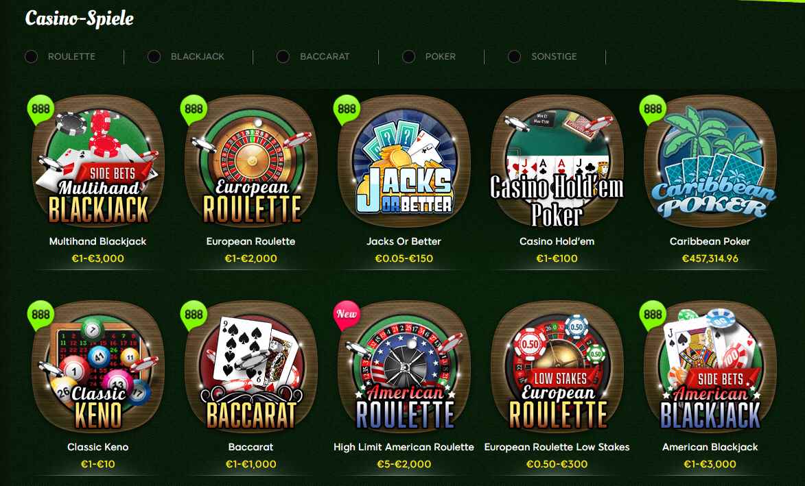 888 Casino Lobby