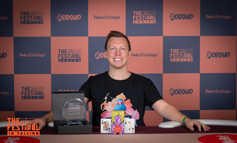 Eirik Kristiansen gewinnt das Main Event des Festivals in Tallinn