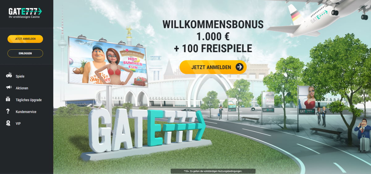 Startseite von Gate777