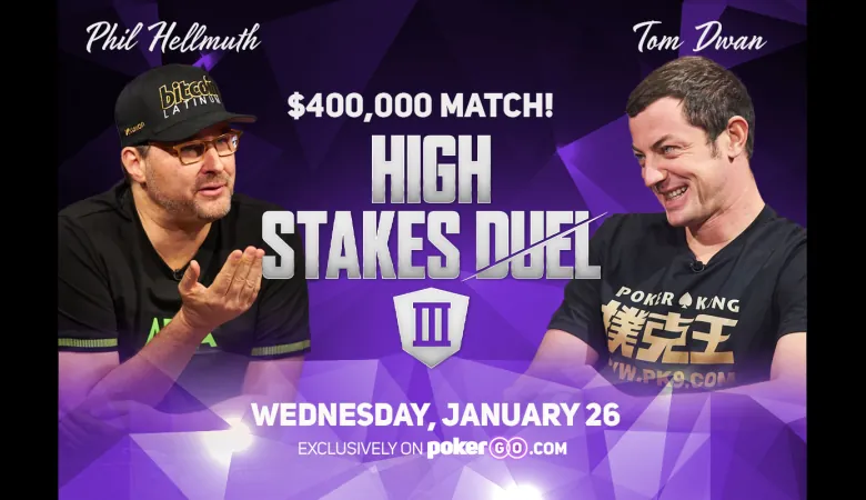 26.1.: Hellmuth vs. Dwan im $400k Heads-Up