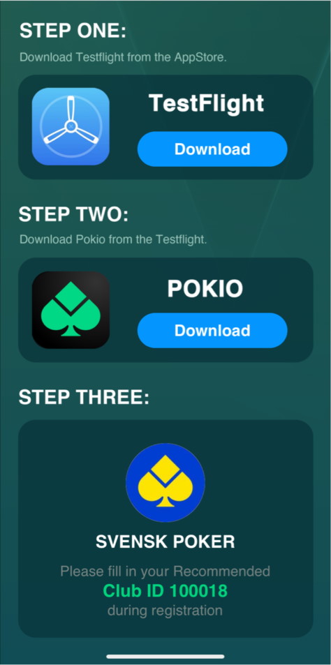 App "Testflight" ist bei iOS nötig