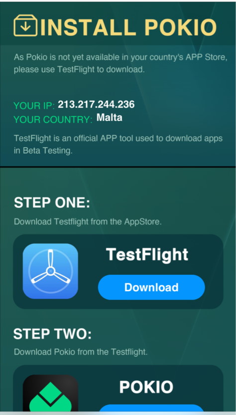 Installation auf dem iPhone