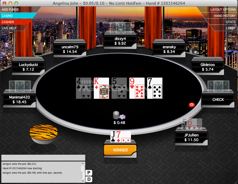 Tiger Gaming Hold'em Tisch