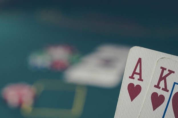 Ace king of hearts.