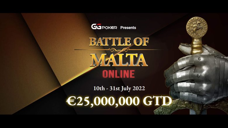 Battle of Malta Online auf GGPoker mit $25m garantiert