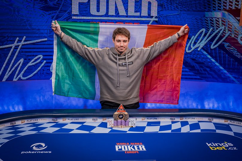 die Reaktion des WSOPE-Gewinners Andrian
