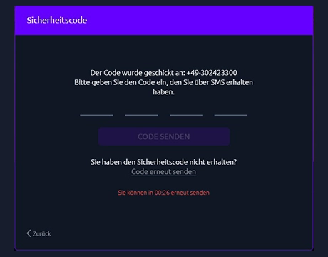Telefonnummer verifizieren: