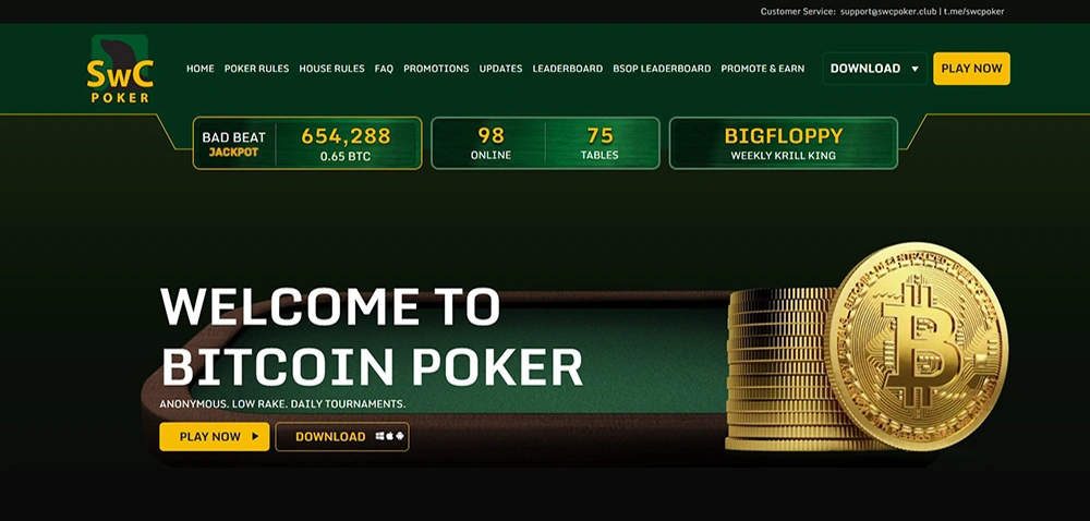 Hauptseite SwC Poker