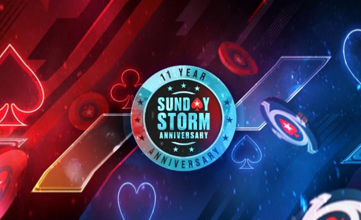 PokerStars Sunday Storm mit $1.000.000 Garantie am 24. April