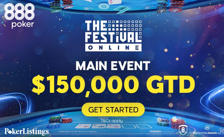 The Festival Online Main Event Powered by 888poker – Main Event am Sonntag